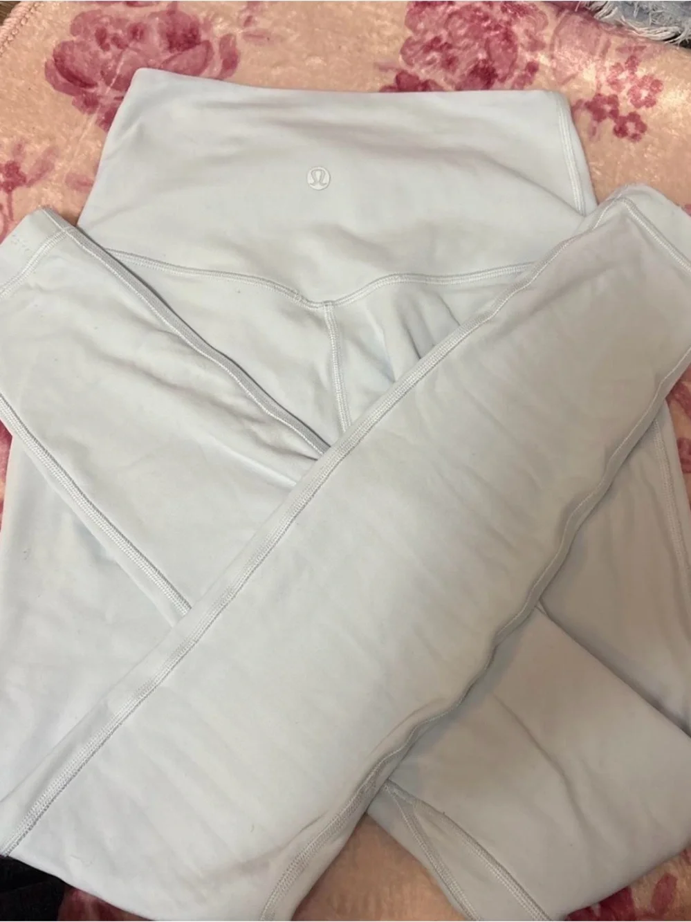 lululemon athletica Light Blue High-Waist Leggings